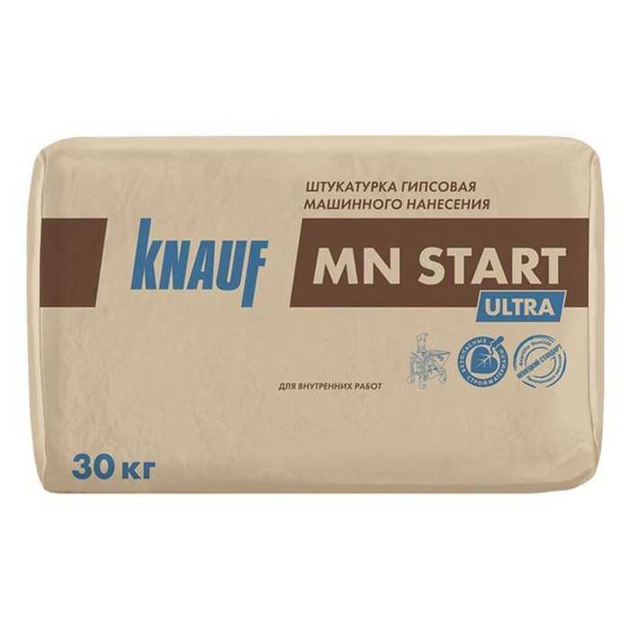 Штукатурка гипсовая машинного нанесения КНАУФ-МН СТАРТ УЛЬТРА 30 кг